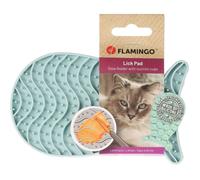 Tapis à lécher Martha poisson vert en silicone pour chat - Flamingo