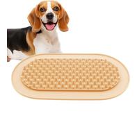 Tapis à lécher pour chien, anti-étouffement, plateau d'alimentation lente, 45,5 x 24,8 cm, jouet d'enrichissement pour chien, tapis de dressage anti-basculement pour chiens de petite, moyenne et
