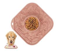 Tapis à Lécher pour Chien,Distributeur Interactif en Silicone en Forme de Volcan - Tapis De Léchage Mangeoire Lente Ventouse | Pour l'Enrichissement des Animaux, Alimentation à Domicile, Éducation des