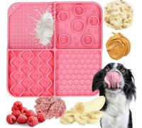 Tapis à lécher pour chien et chat avec ventouses 4 motifs différents MIX LICK TACA