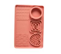 Tapis à lécher pour chien lent interactif antidérapant multifonctionnel | Bloc d'alimentation puzzle d'entraînement sensoriel multifonction pour intérieur, voyage, cage extérieure