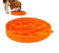 Tapis à lécher pour chien - Matériau en silicone double face, plateau d'alimentation lente, bol à ventouse, tapis d'alimentation anti-étouffement et anti-déversement | Pour chats et chiots Ennui Cage