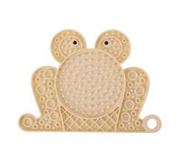 Tapis à lécher pour chien - Ventouses - En forme de grenouille - Plateau sensoriel antidérapant à lécher - Plaque d'alimentation lente pour stimulation mentale, enrichissement, apaisement