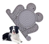 Tapis à lécher pour chien | Ventouses en silicone en forme de grenouille, plateau d'alimentation lente, antidérapante, amusement sensoriel interactif pour intérieur et extérieur
