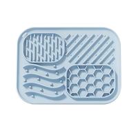 Tapis à lécher pour chiens - Mangeoire puzzle antidérapante en silicone | Mangeoire lente avec ventouse | Pour l'entraînement alimentation traiter chiot maison chat enrichissement animal de compagnie