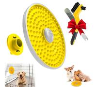 Tapis à lécher pour chiens, tapis à lécher pour cage de chien, alimentation lente, tapis à lécher, plaque à lécher, très approprié au beurre d'arachide, traite le yaourt, la bolognaise, pour soulager