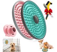 Tapis à lécher pour chiens, tapis à lécher pour cage de chien, alimentation lente, tapis à lécher, plaque à lécher, très approprié au beurre d'arachide, traite le yaourt, la bolognaise, pour soulager
