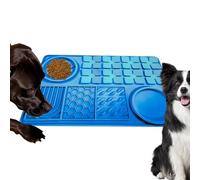 Tapis à lécher pour chiens | Tapis à lécher pour nourriture lente - Tapis d'alimentation pour chiens, chats, animaux domestiques, entraînement, bain, toilettage, apaisant, réducteur d'ennui