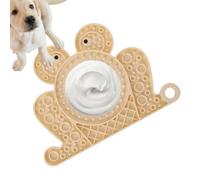 Tapis à lécher pour chiens - Ventouses pour chiens - Tapis à lécher pour chiens en forme de grenouille, plateau sensoriel antidérapant à lécher, plaque d'alimentation lente pour la stimulation mentale