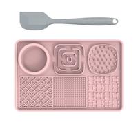 Tapis à lécher | Ventouse à lécher pour chiens - Gamelle de nourriture antidérapante en silicone avec ventouse pour stimuler le dressage et réduire l'ennui, les garder occupés