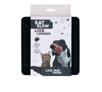 Tapis à Léchouiller Eat Slow Live Longer Croix - Couleur: Gris