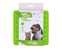 Tapis à Léchouiller Eat Slow Live Longer Croix - Couleur: Vert