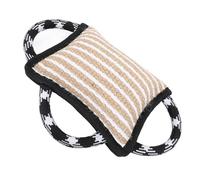Tapis à mordre avec 3 poignées solides en jute résistant aux déchirures pour chiens adultes - Outil de jeu interactif pour les races comme le berger allemand - Idéal pour le dressage, favorise une