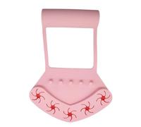 Tapis à ongles en silicone antidérapant et support flexible | Silicone de qualité supérieure résistant aux dommages, support de bouteille intégré, design pliable lavable pour