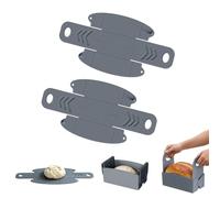 Tapis à pain pliable en Silicone avec forme de panier de, A | Forme de panier pliable en 2 pièces, base en silicone réutilisable, points de préhension clairement définis pour le