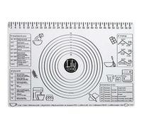 Tapis à pâtisserie anti-adhésif avec graduation 60x40 cm - - ALTOBUY Gris