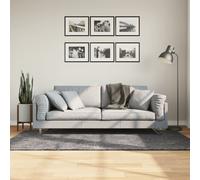 Vidaxl Tapis Huarte À Poils Courts Doux Lavable Anthracite 120x170 Cm