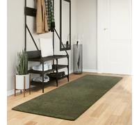 Tapis à Poils Courts Doux et Lavable Moquette Carpette Beige 100x200 cm vidaXL