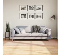 Tapis à Poils Courts Doux et Lavable Moquette Carpette Noir 100x200 cm vidaXL