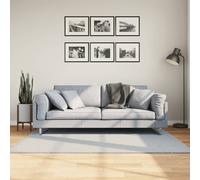 Tapis à Poils Courts Doux et Lavable Moquette Carpette Noir 100x200 cm vidaXL