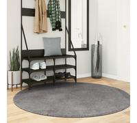 Tapis à Poils Courts Doux et Lavable Moquette Carpette Noir 200x280 cm vidaXL