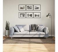 Vidaxl Tapis Istan À Poils Longs Aspect Brillant Gris 160x230 Cm