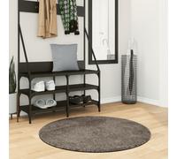 Vidaxl Tapis Istan À Poils Longs Aspect Brillant Gris 160x230 Cm