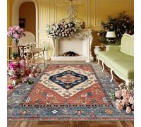 Tapis à poils longs doux en velours pelucheux avec envers antidérapant pour salon, chambre à coucher, décoration d'intérieur - 90 x 180 cm