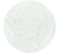 Tapis à poils longs FLUFFY blanc 120 cm rond