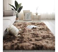 Tapis à poils longs lavable en machine, antidérapant et durable, résistant à la décoloration, pour salon, chambre à coucher, 60 x 160 cm, parfait pour décoration d'intérieur