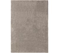Tapis à poils longs lavable Soho Gris clair 160x230 cm Salon Rectangulaire Antidérapant Lavable Tapis à poils longs benuta Moelleux Peluche Shaggy Doux