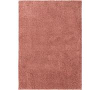 Tapis à poils longs lavable Soho Rose 160x230 cm Salon Rectangulaire Antidérapant Lavable Tapis à poils longs benuta Moelleux Peluche Shaggy Doux