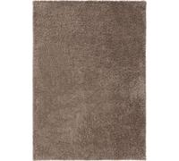 Tapis à poils longs lavable Soho Taupe 160x230 cm Salon Rectangulaire Antidérapant Lavable Tapis à poils longs benuta Moelleux Peluche Shaggy Doux