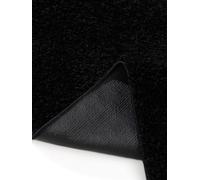 Tapis À Poils Longs Noir 133x190