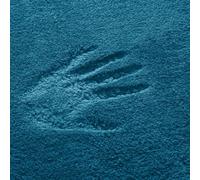 Tapis à poils longs super doux pour chambre à coucher, tapis pelucheux antidérapant et ne perd pas ses poils pour salon, décoration de chambre de filles et garçons (bleu lac, 160 x 230 cm)