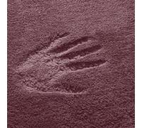 Tapis à poils longs super doux pour chambre à coucher, tapis pelucheux antidérapant qui ne perd pas ses poils pour salon, décoration de chambre de filles et garçons (gris violet, 160 x 230 cm)