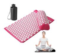 Tapis à pointes | Tapis d'Acupression avec Oreiller - Coussin de Massage pour le Dos | Accessoires de Méditation pour Hommes et Femmes | Kit Détente Maison et Bureau