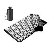 Tapis à pointes | Tapis d'Acupression avec Oreiller - Coussin de Massage pour le Dos | Accessoires de Méditation pour Hommes et Femmes | Kit Détente Maison et Bureau
