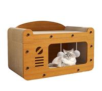 Tapis à pour - Lit à pour Chaton d'intérieur, Tapis à en Carton pour | Jouet interactif pour pour broyer Les Griffes, entraîner, Jouer et protéger Les me