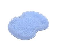 Tapis à récurer pour les pieds de douche, antidérapant, séchage rapide, pour salle de bain, bord de piscine, hôtel, accessoire portable de soins des pieds, bleu rose vert en silicone