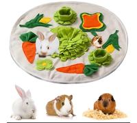 Tapis à renifler : jouet de cochon d'Inde, jouet intelligence jouet lapin recherche de nourriture lavable pliable odeur entraînement couverture renifler jouet lapin jouet à renifler tapis