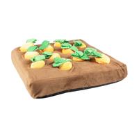 Tapis à renifler potager avec carrottes Duvoplus Jaune 37x37x8 cm