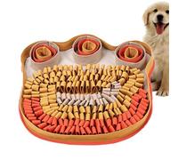 Tapis à renifler pour chien, 49 x 49 cm, doux et indestructible, jouet interactif pour l'ennui du chien, lavable en machine, tapis de recherche pour animaux de compagnie pour chiens de petite, moyenne