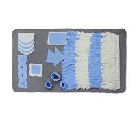 Tapis à renifler pour chien - Jouet puzzle interactif - Distributeur de nourriture lente - Grand tapis à renifler - Améliore l'intelligence des chiots