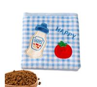 Tapis à renifler pour chien | Papier froissé doux et pliable - Jouet puzzle pour chien - Distributeur de friandises - Pour l'extérieur, la cour, le salon, le parc, le balcon, les voyages, petits et