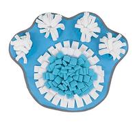 Tapis à renifler pour Chien pour Une Alimentation Lente et Un Engagement Mental |Jouet Puzzle interactif en Flanelle pour Chiens/Chiots/entraînement |Porte-friandises pour l'ennui