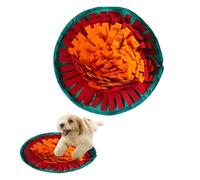 Tapis à renifler pour chiens de 48 cm - Tapis à lécher et tapis d'alimentation en feutre pour chiens - Jouet puzzle interactif pour stimulation mentale, soulagement de l'anxiété et recherche de