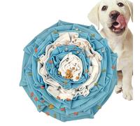 Tapis à renifler pour chiens | Gamelle à reniflement lente colorée pour chiens - Distributeur de jouets nettoyants dentaires pour aliments pour animaux pour le salon, le jardin et la pelouse