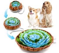 Tapis à renifler pour chiens, tapis d'alimentation pour chiens - Tapis de jeu interactif lavable pour chien élimine l'ennui, stimule l'esprit, encourage les compétences naturelles de recherche de