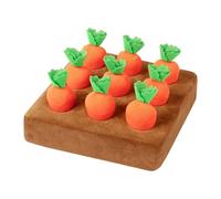 Tapis à renifler pour chiots - Grand jouet interactif avec 9 carottes Enrichissement Activité de recherche de nourriture Puzzle Alimentation lente Soulagement de l'ennui Entraînement Divertissement